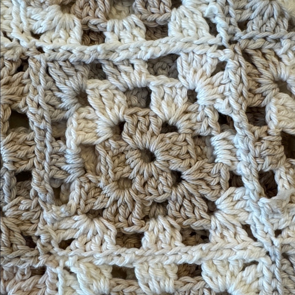 HAND CRAFTED Granny Square Crochet Patchwork Tank Top, see measurements - Picture 3 of 10